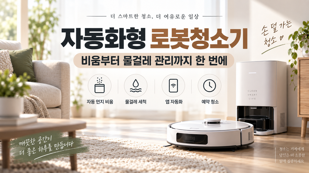 자동화형 로봇청소기 추천